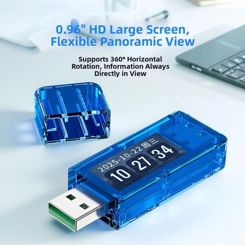Universal USB Charging Tester USB Current Voltages Tester Compatible for Ensuring Optimal Charging Performances
