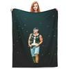 Super warme tragbare Kuscheldecke für Zuhause, Auto, Tagesdecke, Flanelldecken, Perfekt für Sommer-Klimaanlage, Inspiriert von Singer-Songwritern