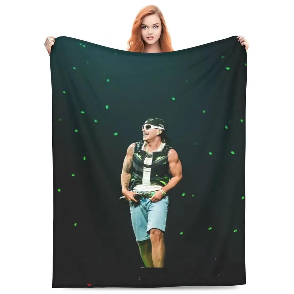 Super warme tragbare Kuscheldecke für Zuhause, Auto, Tagesdecke, Flanelldecken, Perfekt für Sommer-Klimaanlage, Inspiriert von Singer-Songwritern