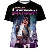 Michael--Jackson Re del Pop RIP Stile Rap T-Shirt 3D S-5XL 100% poliestere