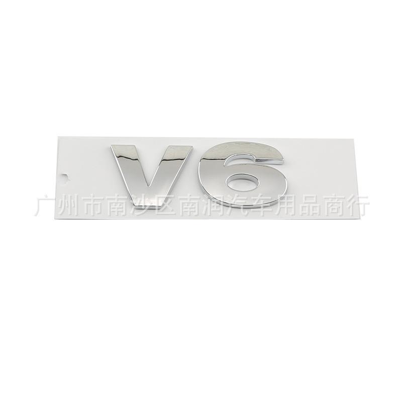 Applicable Tail Label Found Four V6 V8 4 Diesel Version Logo Found 3/4 English Word Label Modified Body Sticker
