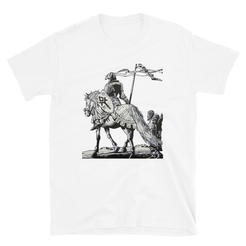 

Pagan Knight TShirt Warrior of the Good Printed Tee Unisex T-Shirt M
