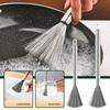 Steel Wire Wok Brush Household Steel Wire Cleaning Kitchen Hanging Brush Pot Bowl Dirt Removal Artifact Wire Brush
