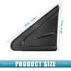 Front Left Door Mirror Corner mudguard Triangle Cover Trim No.60118-02370 Rearview Triangle Trim Panel for Toyota Corolla 2019-2021 Plastic Black