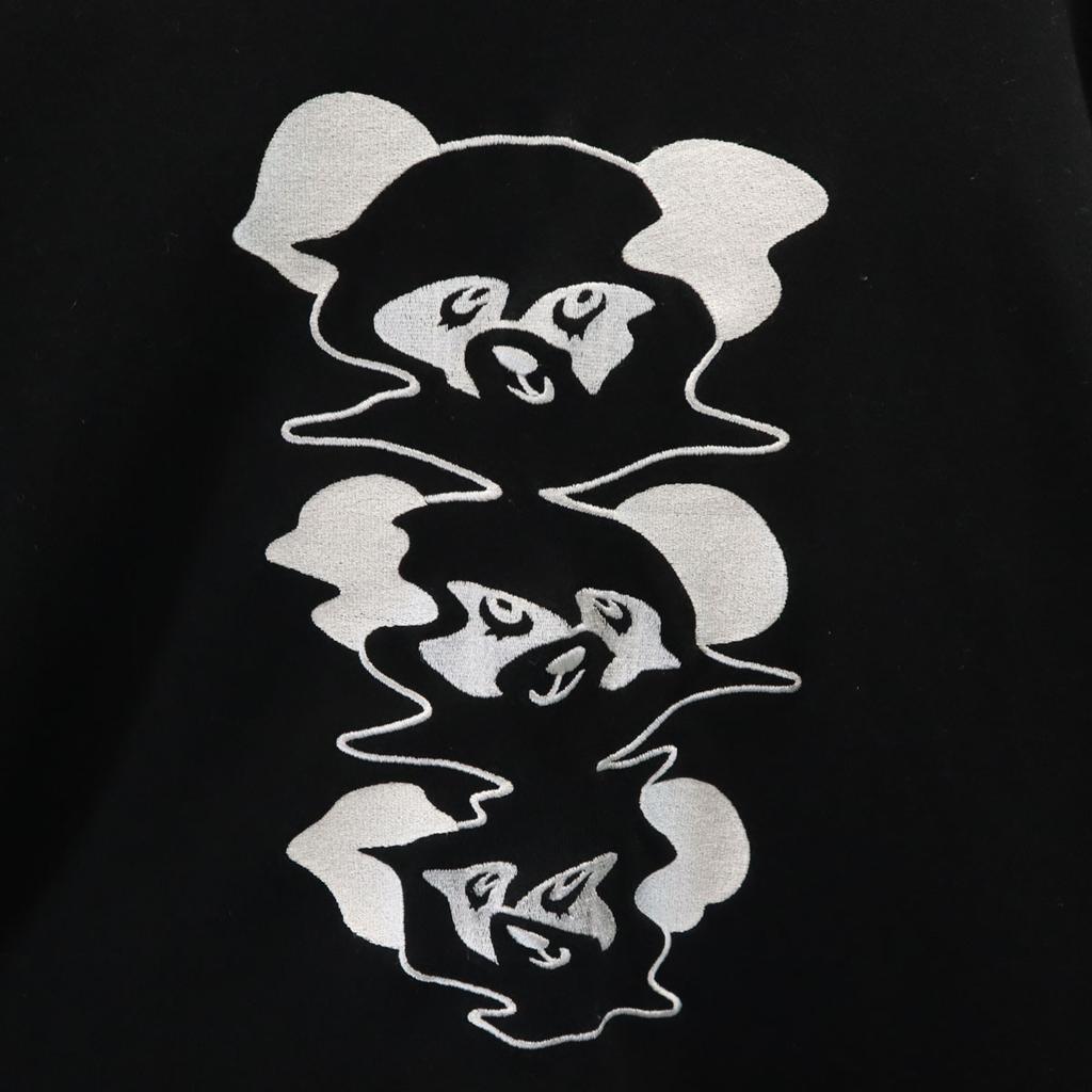 Candy Stripper Made In Korea Long Sleeve Layered Sweatshirt Trainer Panda Women Used