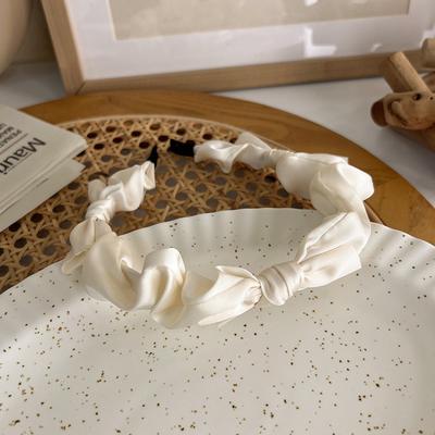 Einfaches Stirnband mit Schleife, süße Haarbänder für Frauen und Mädchen, einfarbiges Stirnband, vielseitiges Haar-Accessoire, Kopfbedeckung