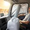 Regensicherer LKW Tragbare Luftfensterdichtung Stoff Verdickte Sonnenschutzabdeckung Fahrzeugnutzung