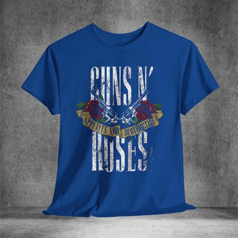 2026 Summer Fashion Trendy  Gun's N Roses Vintage Graphic T-shirt & Sweatshirt _ Metalcore Band Tee Hip Hop Streetwear Oversized Tshirt