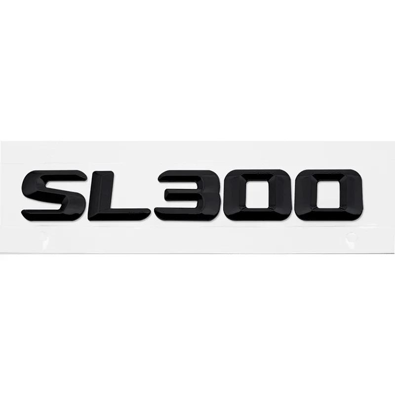3D ABS Car Rear Trunk Badge Emblem Decals Sticker Decoration accessories for Mercedes Benz SL63 SL65 SL280 SL300 SL320 HG9