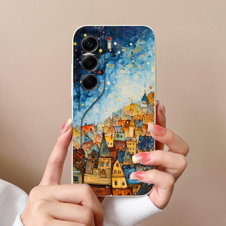 For Tecno Camon 40 Pro Phone Case Cute Animals Soft Back Cover Liquid Silicone Phone Shell For Camon40 Pro 4G 5G Anti Drop Funda