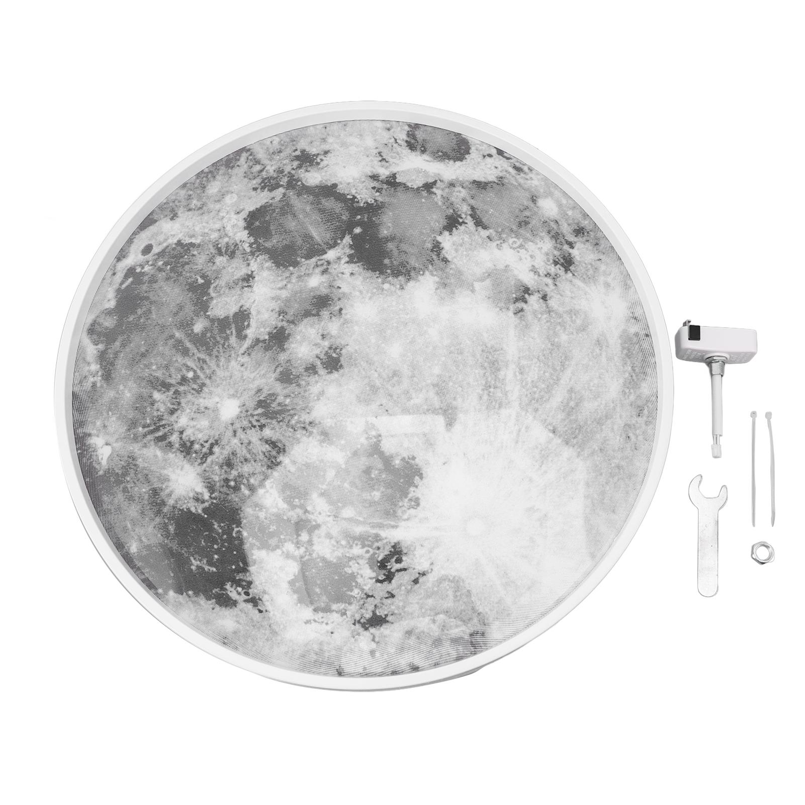 

Светодиодный потолочный светильник Moon LED 3000K до 6000K с плавной регулировкой яркости, современный потолочный светильник для скрытого монтажа