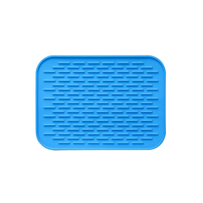 1 قطعة حصيرة سيليكون للأواني الساخنة حصيرة متعددة الوظائف - حصيرة سيليكون مقاومة للحرارة - وسادات ساخنة متينة ومرنة لسطح المطبخ