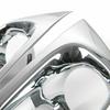 Exterior Front Head Fog Light Lamp Cover Trim Frame For Jeep Compass 2017+Chrome