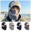 Thickened Winter Earflap Hat Windproof Ski Pullover Cap Fashion Men Ear Protection Cap  Camping