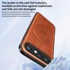 Wireless Charging Magnetic Case for Vivo X300 FE Protective Cover PU Leather Hard Back Shell Coque