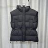 waist thickened down vest women's new winter loose hooded short thin vest large size vest tide