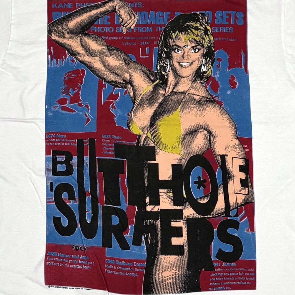 Vintage Butthole Surfers Don Rock Bodybuilder 3-äugige Frau Gr. L T-Shirt NA RDAUCK