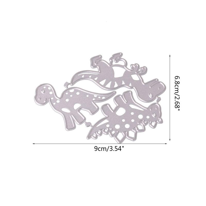 Dinosaur Metal Die Cuts Carbon Steel Cute Different Shapes Animals Cutting Dies for Crafts Card Making DIY Scrapbooking