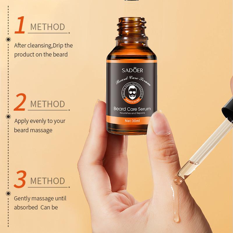 Sadoer Beard Care Essence Hydrating Moisturizing Serum For Universal Skin Types 30ml