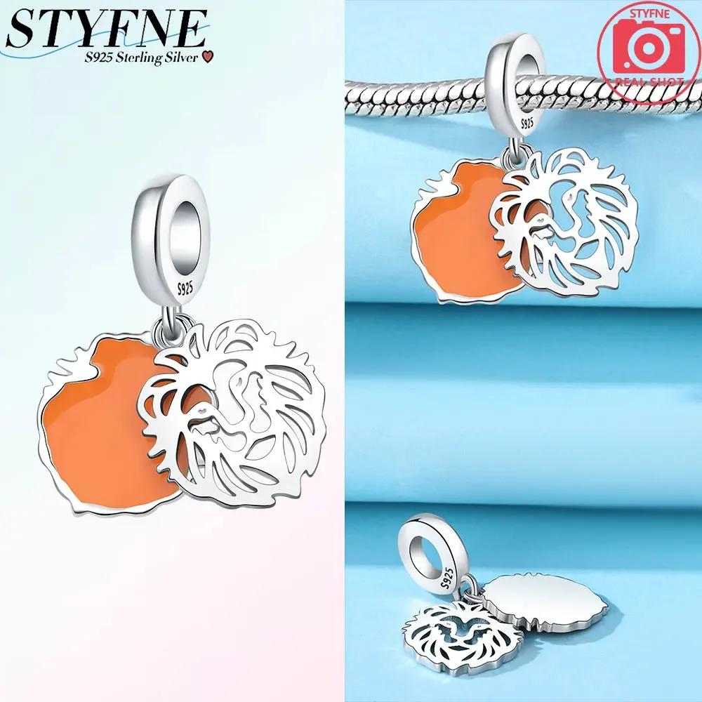 Charms Copper Original Elephant Colorful Peacock Bee Frog Beads Fit Bracelet Women Jewelry Diy Fine Gift Accessory