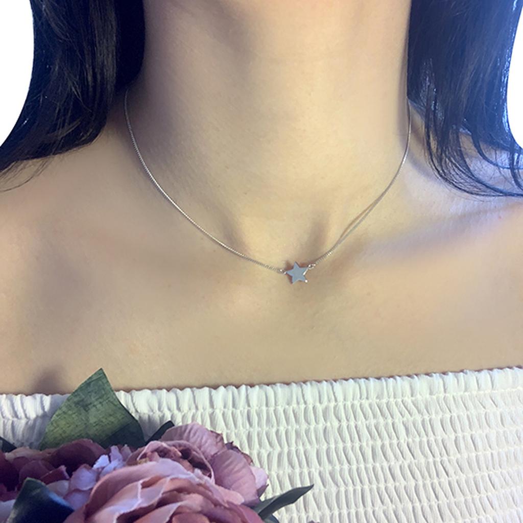 Silver Necklace Without Stones (1993743)