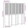 VidaXL Room Divider 6 Panels, Room Separator, Privacy Screen, Living Room Bedroom Screen, Dark Brown Wood 358716