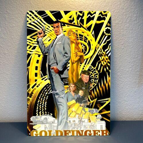 

Bond Goldfinger Movie Metal Poster Collectable Tin Sign Size 20x30cm aluminum 20x30cm