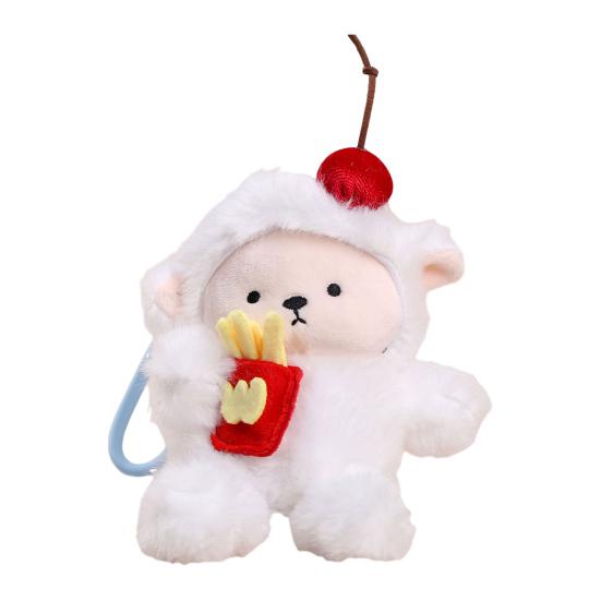 Penguin Sheep Design Plush Doll Keychain Pendant Soft Portable Mini Doll
