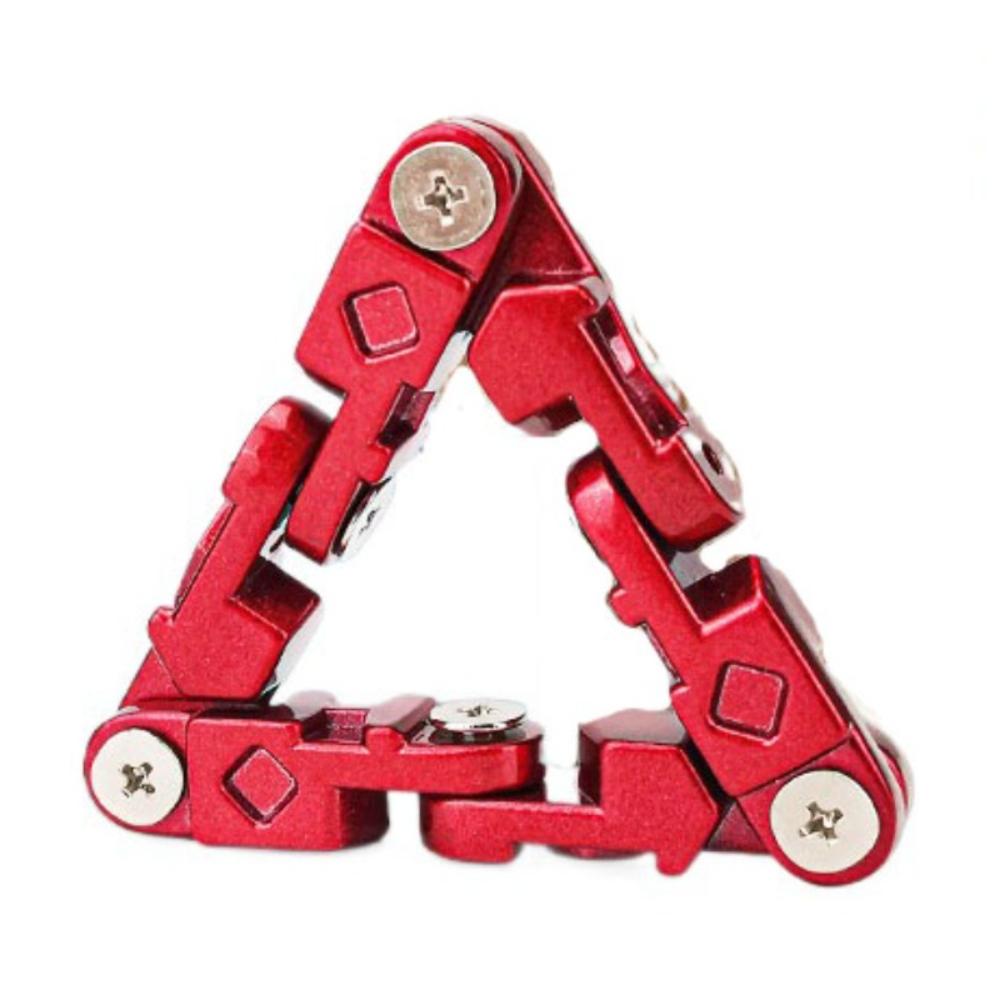 

Unlimited Flip Metal Chain Flippable Toy Flexibility Zinc Zinc Alloy Massage Bracelet Adults Children червоний