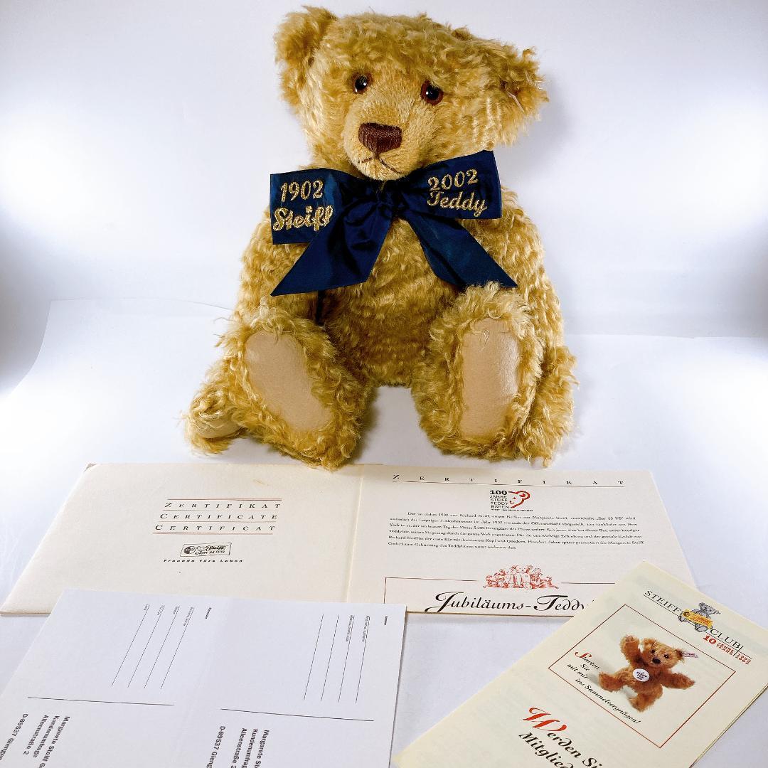 

[USED] Steiff Centenary Teddy Bear 100th Anniversary |2122|