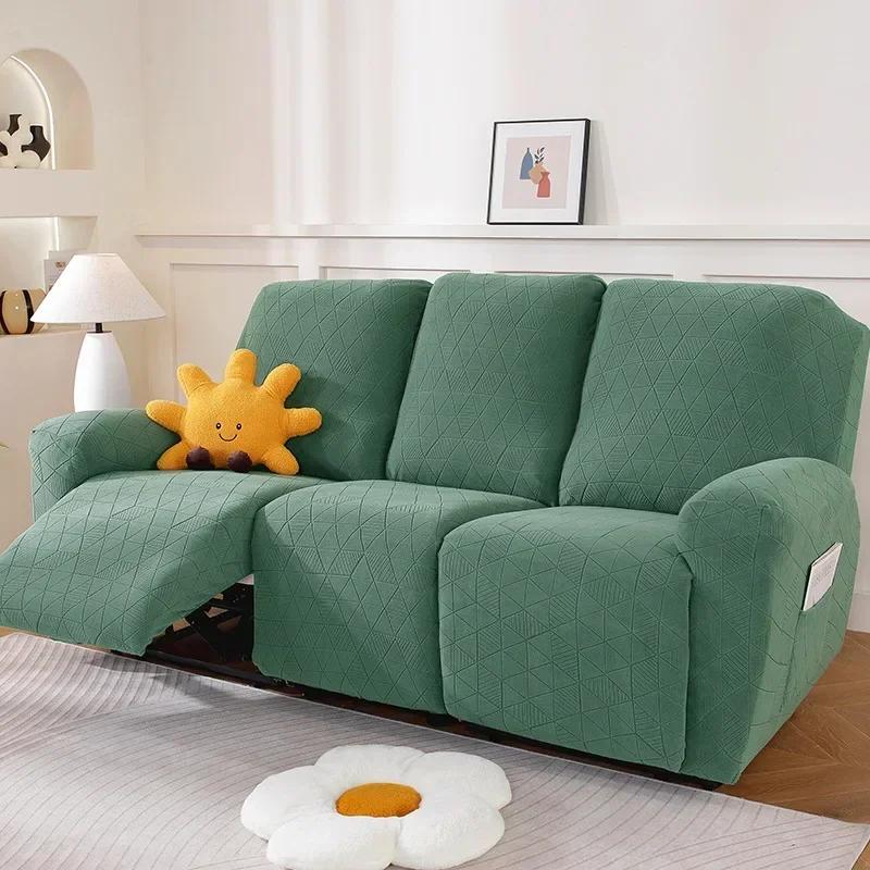 Recliner Sofa Cover Non-slip Massage  Sofa Cover All-inclusive Lounger Single Seater Couch Sofa Slipcover Armchair Cover