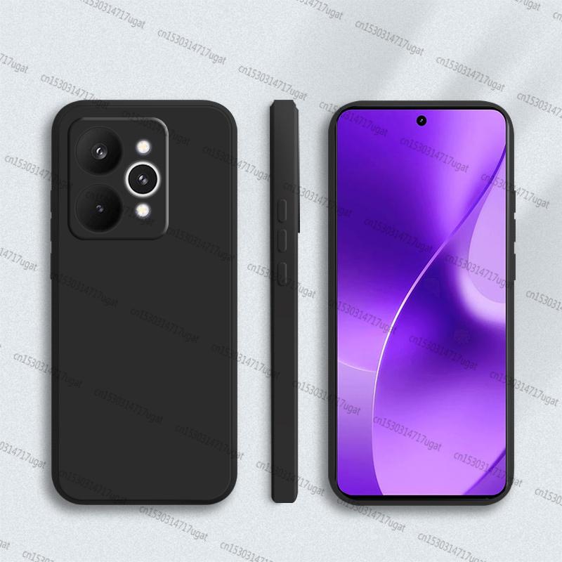 

Для Realme 15 Pro Чехол Для Realme 15 Pro Противоударный Мягкий Жидкий Силиконовый Чехол для Телефона Конфетного Цвета Для Чехла Realme 15 Pro Realme 15 чёрный