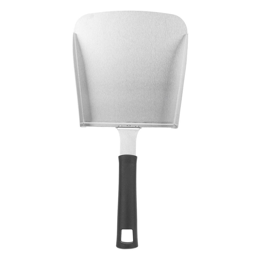 Large Griddle Scoop Stainless Steel Grilling Food Mover Food Shovel Burger Spatula for Stir Fry Cook