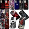 Berserk Guts Protective Cover for Apple iPhone 16 17 Air 14 15 Pro Max Plus 16+ 16E 14+ ProMax Phone Case