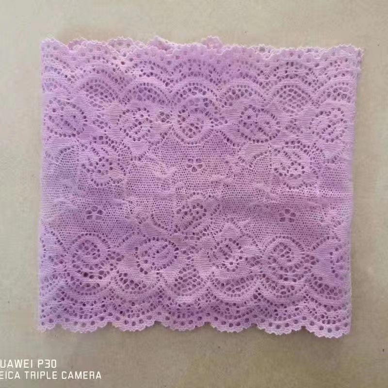 15cm Wide Soft Elastic Lace Trim for Skirts - Multi-color Options Available