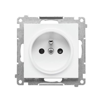 Single socket outlet with earthing and shutters (module) 16 A, 250