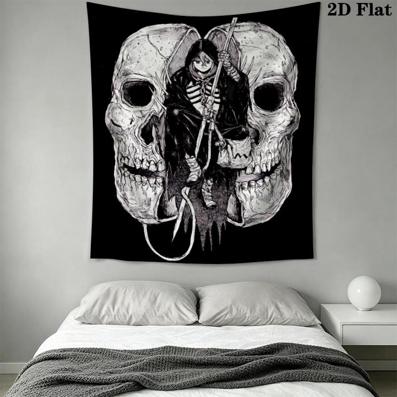 Dorohedoro Wall Tapestry Aesthetic Wall Hanging Printed Fabric Blanket Decorative Tapestries for Bedroom Living Room Home Decor