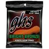 String Set for Acoustic Guitar - GHS - BB50H - Bright Bronze - Heavy Gauge .014–.060 - 80%Cu/20%Zn Alloy