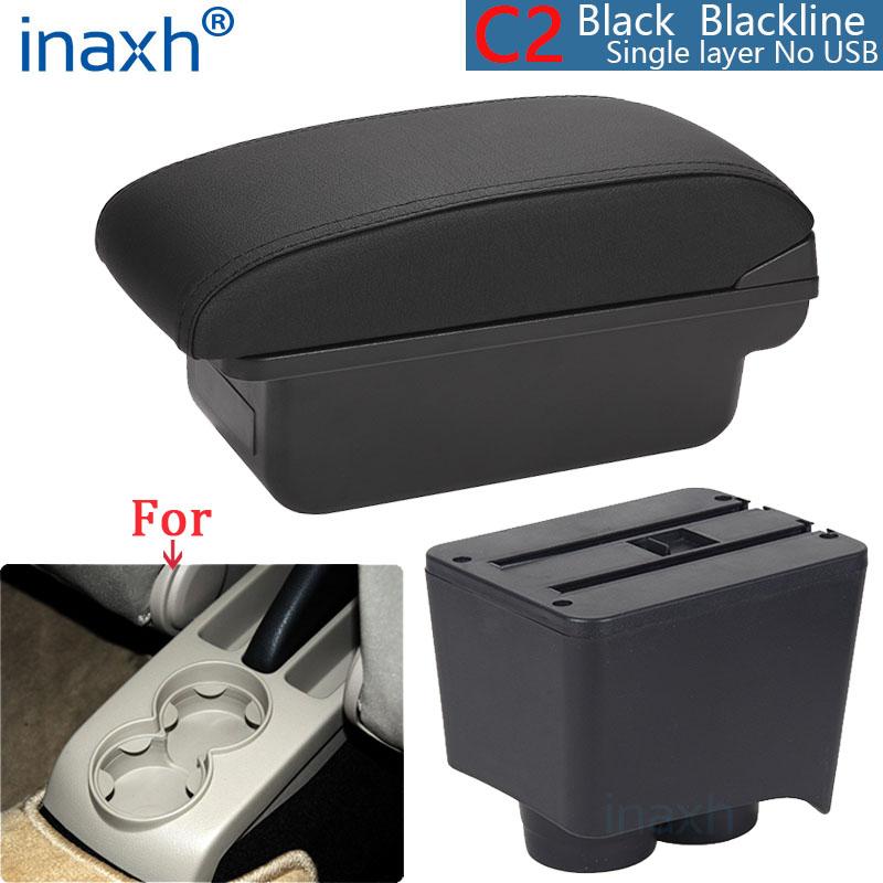 For Volkswagen Polo Armrest For VW Polo 9N 3 Car Armrest Box 2002-2009 Retrofit Parts Storage Box Car Interior Accessories USB