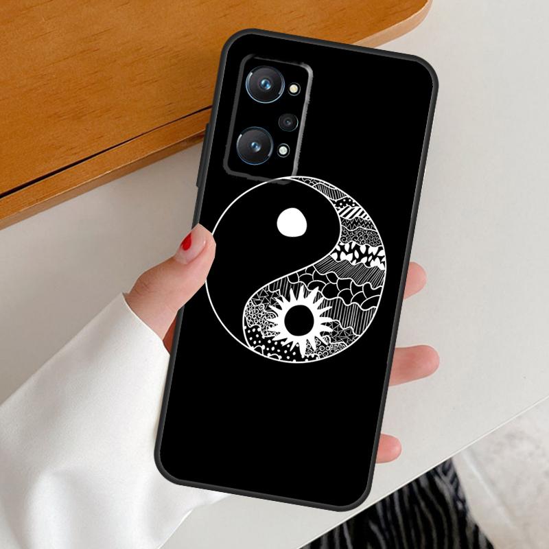 Eight Diagrams Taiji Yin Yang For Realme C53 C51 C55 C67 C30 C31 C33 C35 C21Y C25s GT5 9 10 11 12 Pro Plus GT Neo 6 Case