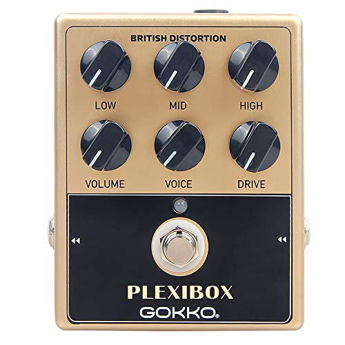 GOKKO AUDIO Amplifier Simulator Pedal Effector British Rock Sound PLEXIBOX GK-36