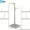 Adjustable Stainless Steel Floor-Standing Bag Display Stand for Women's Bags