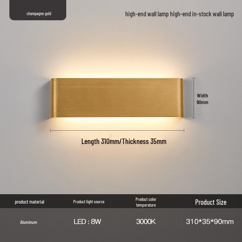 Nordic Minimalist Wall Sconce for Living Room & Bedroom