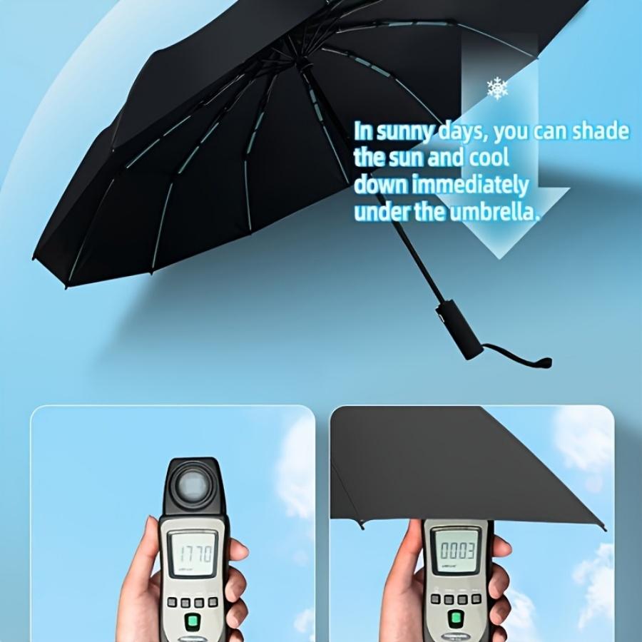 Large Automatic Umbrella 60 Bones Men's Strong Wind resistant Sunscreen and UV resistant Women's Dual purpose Sun