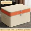 Multifunctional Clothing Storage Bin With Handle And Cover For Closet And Storage Room