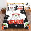 Duvet Cover With Whimsical Ufo Friendly Creature Design Colorful Fun Bedding For Imaginative Bedrooms Suitable Children Kids