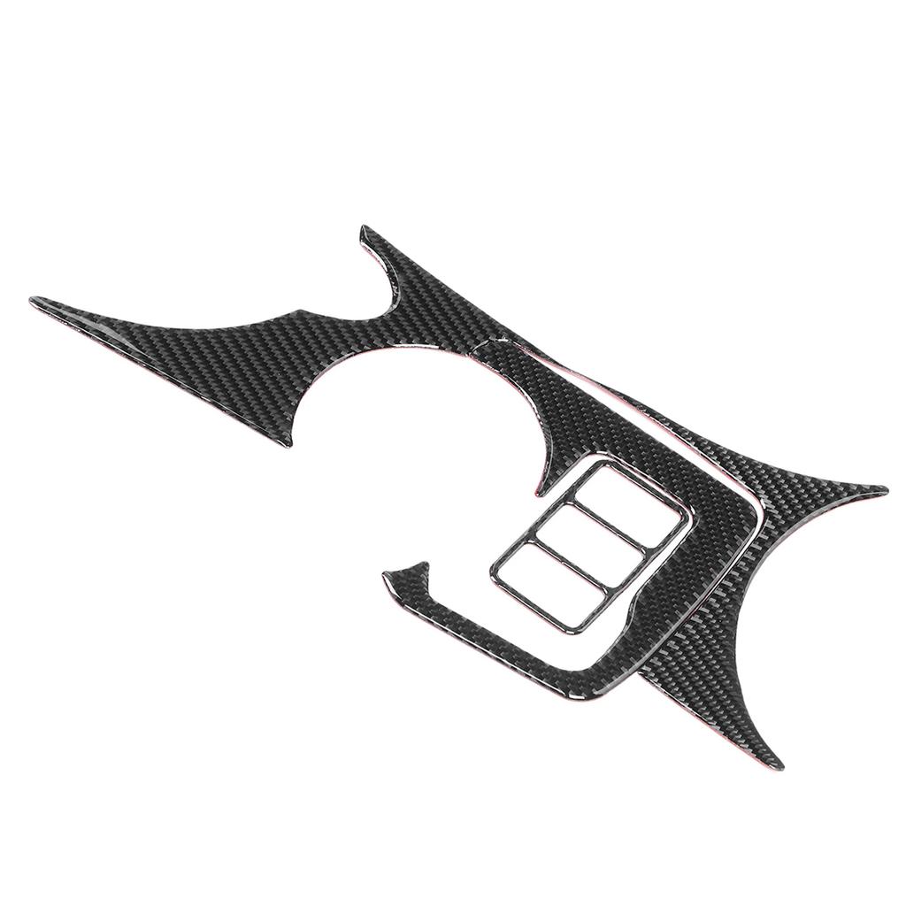 3 st/set Konsol Mugghållare Kolfiberöverdrag Dekorativ Panel Klistermärke Passar till Nissan 370Z Z34