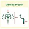 Neuer Outdoor Pfauenform Rankgitter Blumentopfhalter Ständer Rahmen Gartenpflanzenstab Pflanzenstütze Ständer Hof Blumen