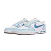 Nike EBERNON Smile Graffiti Synthetic Leather Cushioning, Wear Resistant Low top Skateboard Shoes Men's Sky Blue IM3370-121(Team968-)