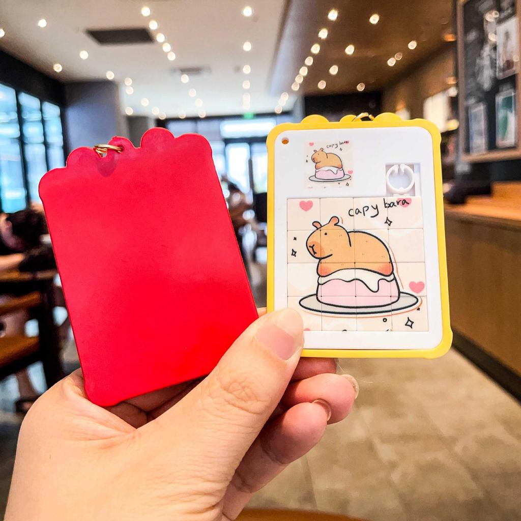 Picabala Handheld Jigsaw Puzzle Keychain: Educational Toy and Stress Reliever for Students and Children.